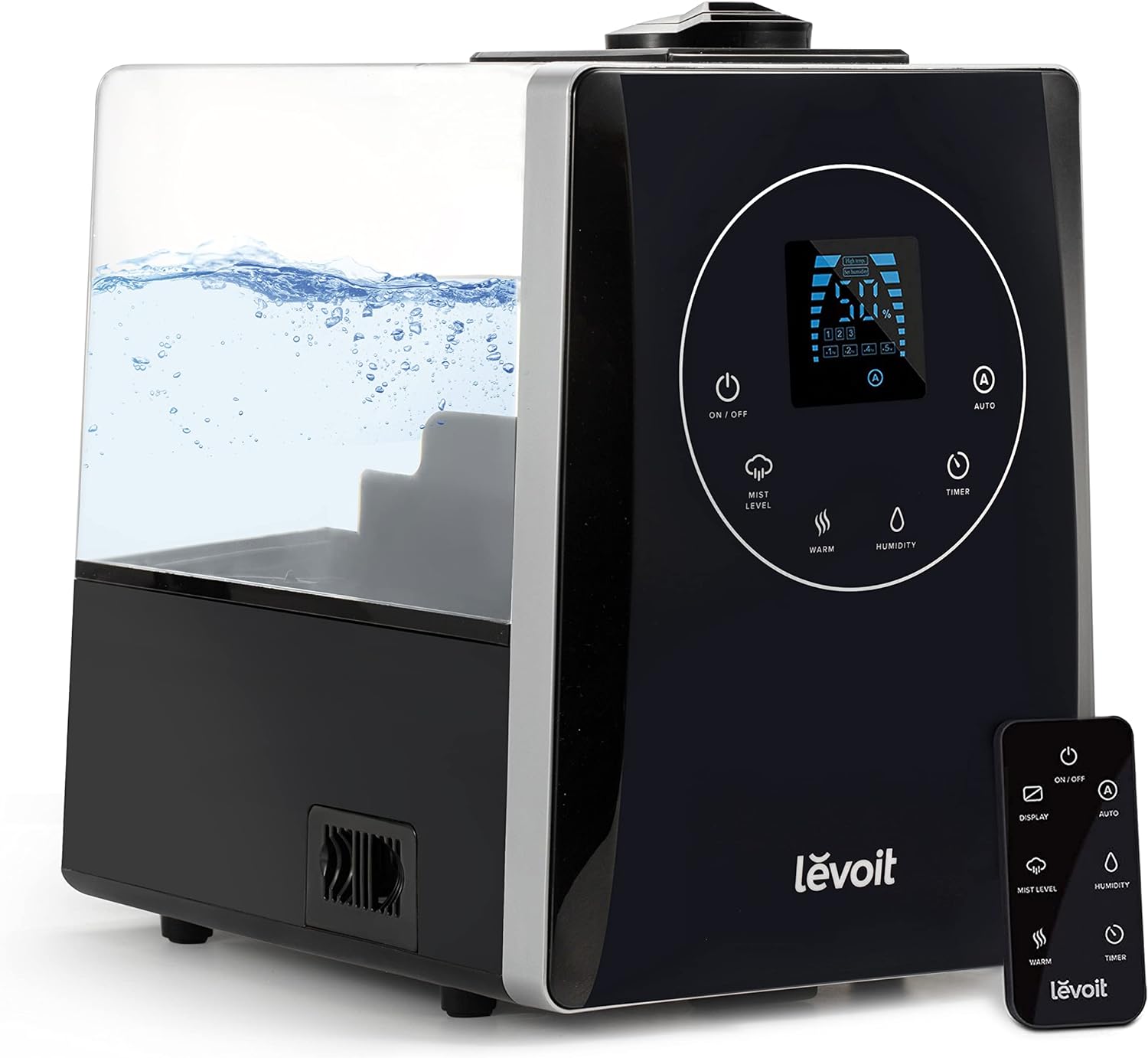 LEVOIT Humidifiers for Bedroom Lagre Room (Black)