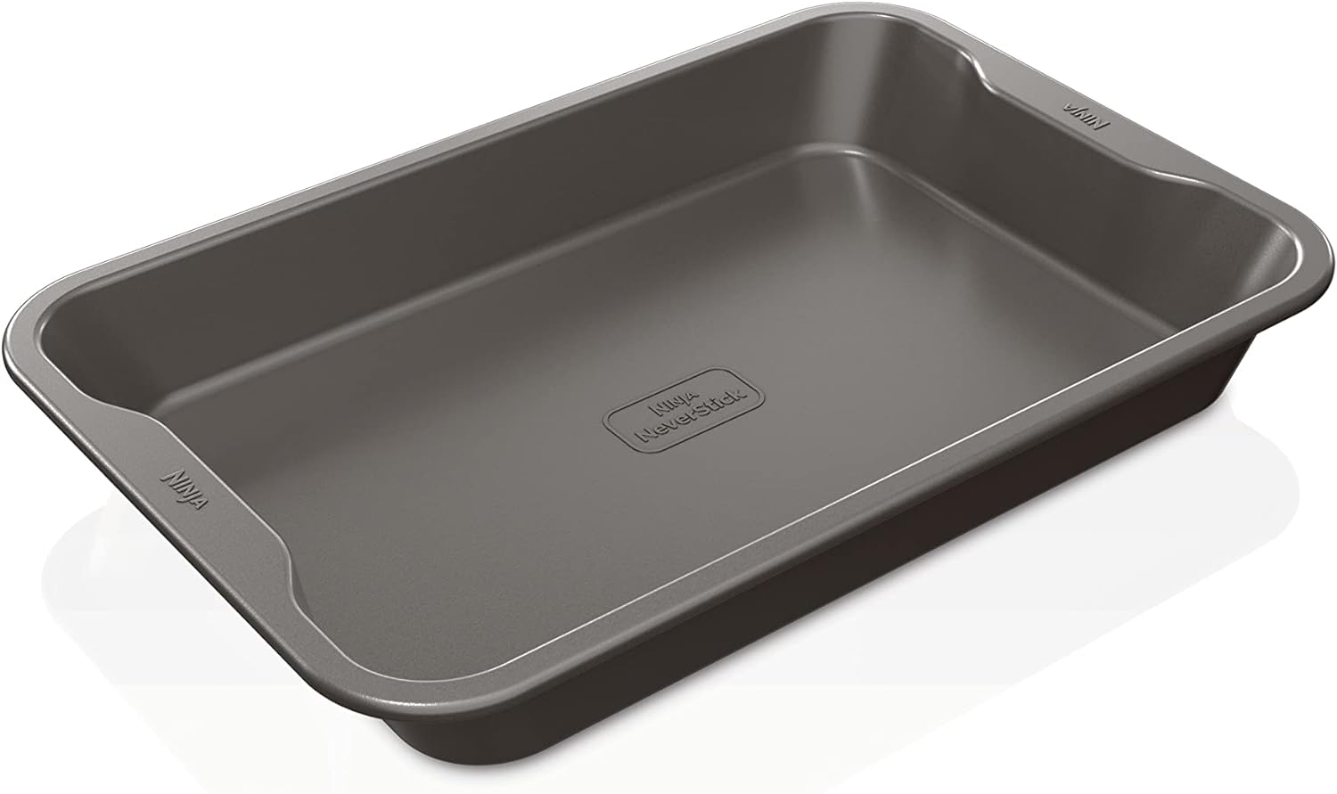 Ninja B30613 Foodi NeverStick Premium 9 inch x 13 inch Cake Pan, Nonstick, Oven Safe up to 500°F, Dishwasher Safe, Grey