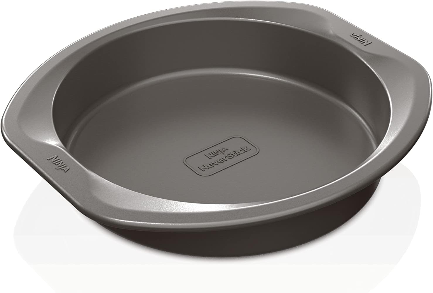 Ninja B30309 Foodi NeverStick Premium 9 inch Round Cake Pan, Nonstick, Oven Safe up to 500°F, Dishwasher Safe, Grey