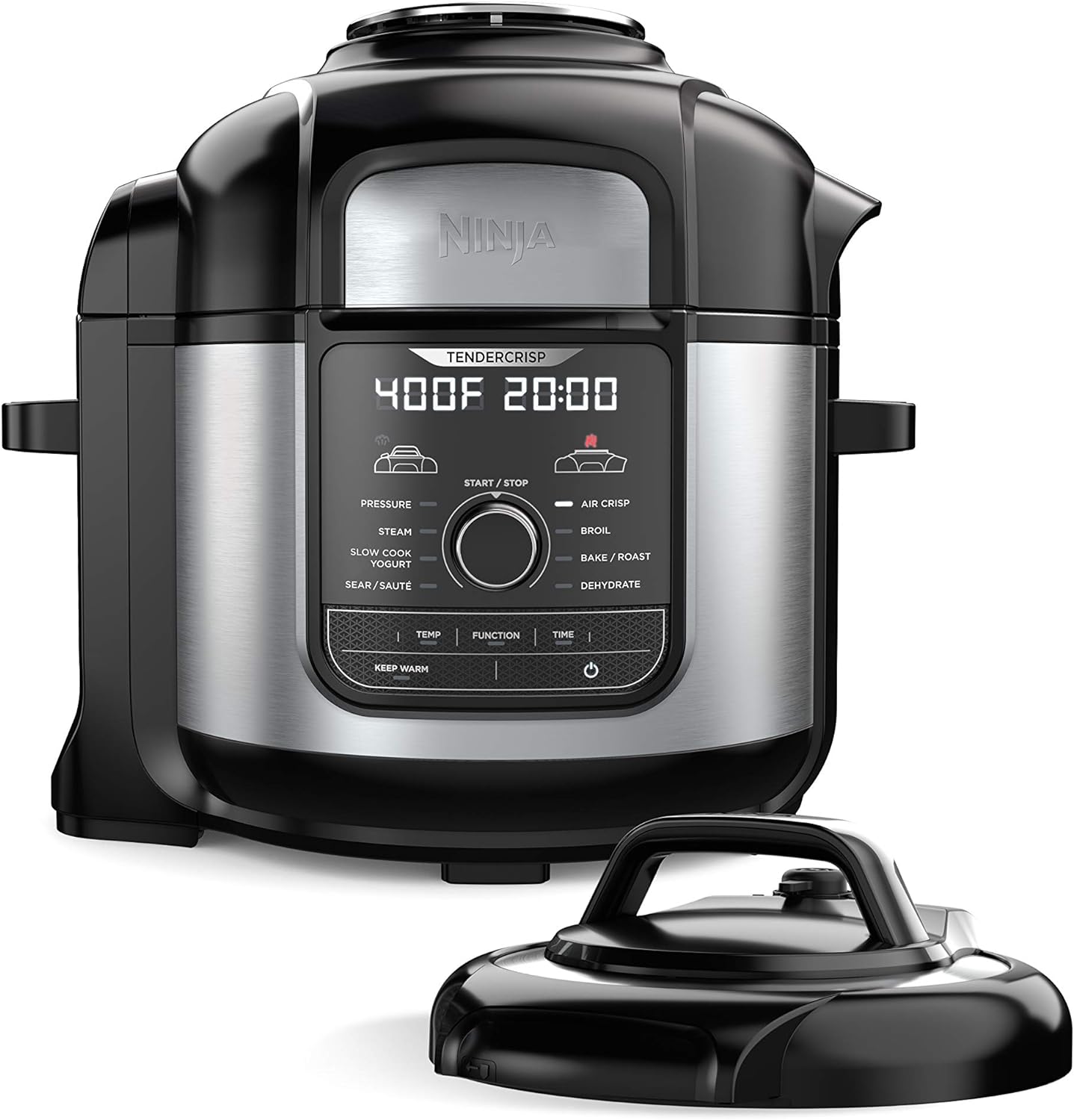 The Ninja FD401 Foodi is a true marvel of modern cooking. As a food enthusiast, I was eager to try out this 12-in-1 appliance that combines a pressure cooker, air fryer, and steaming function. And what can I say is that it exceeded all my expectations.The 8-quart capacity is a significant advantage. It' perfect for larger families or for cooking in bulk. The Ninja FD401 has saved me time in the kitchen, and now I can easily prepare large quantities of food.The versatility of this appliance is i