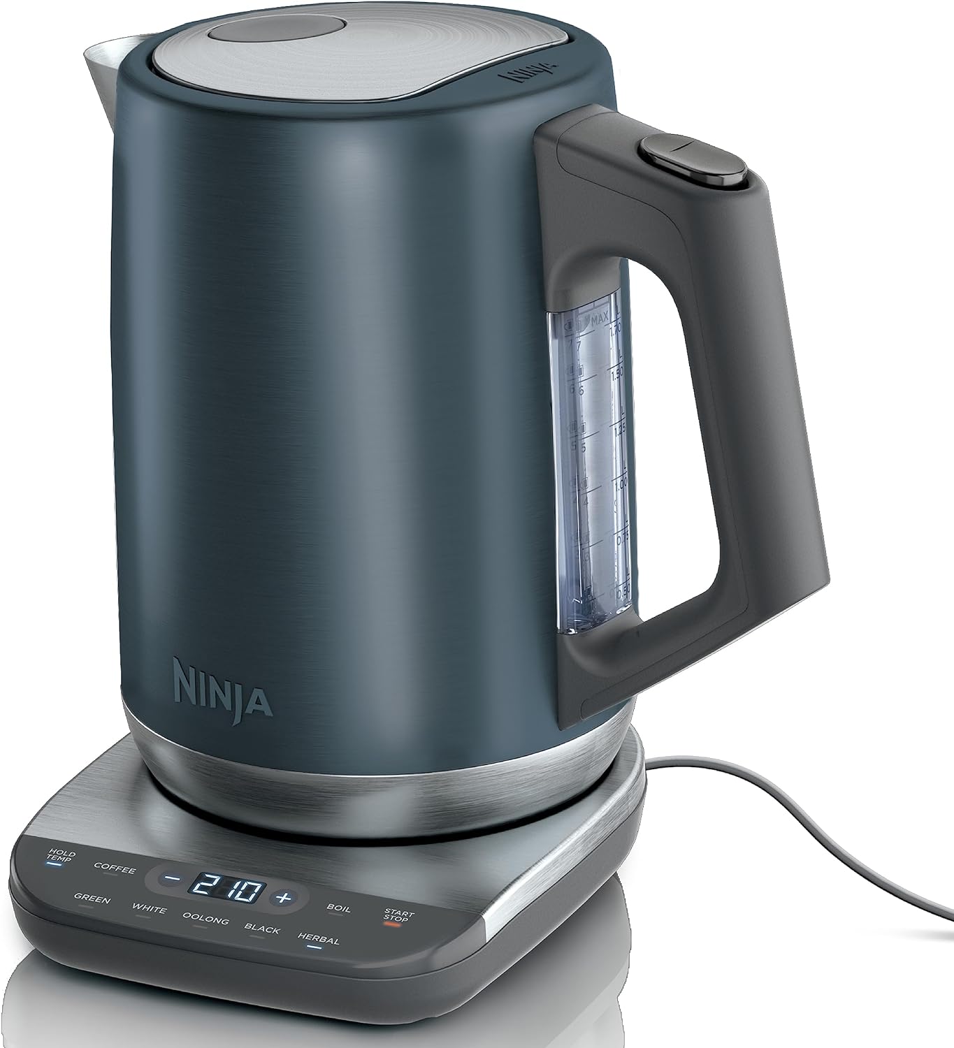 Excellent working, well made, easy to use and nice looking kettle. It works exactly as described. Heats water in a matter of seconds and keeps the temperature if needed. Works perfect for coffee, tea and hot cocoa. I would recommend this kettle.