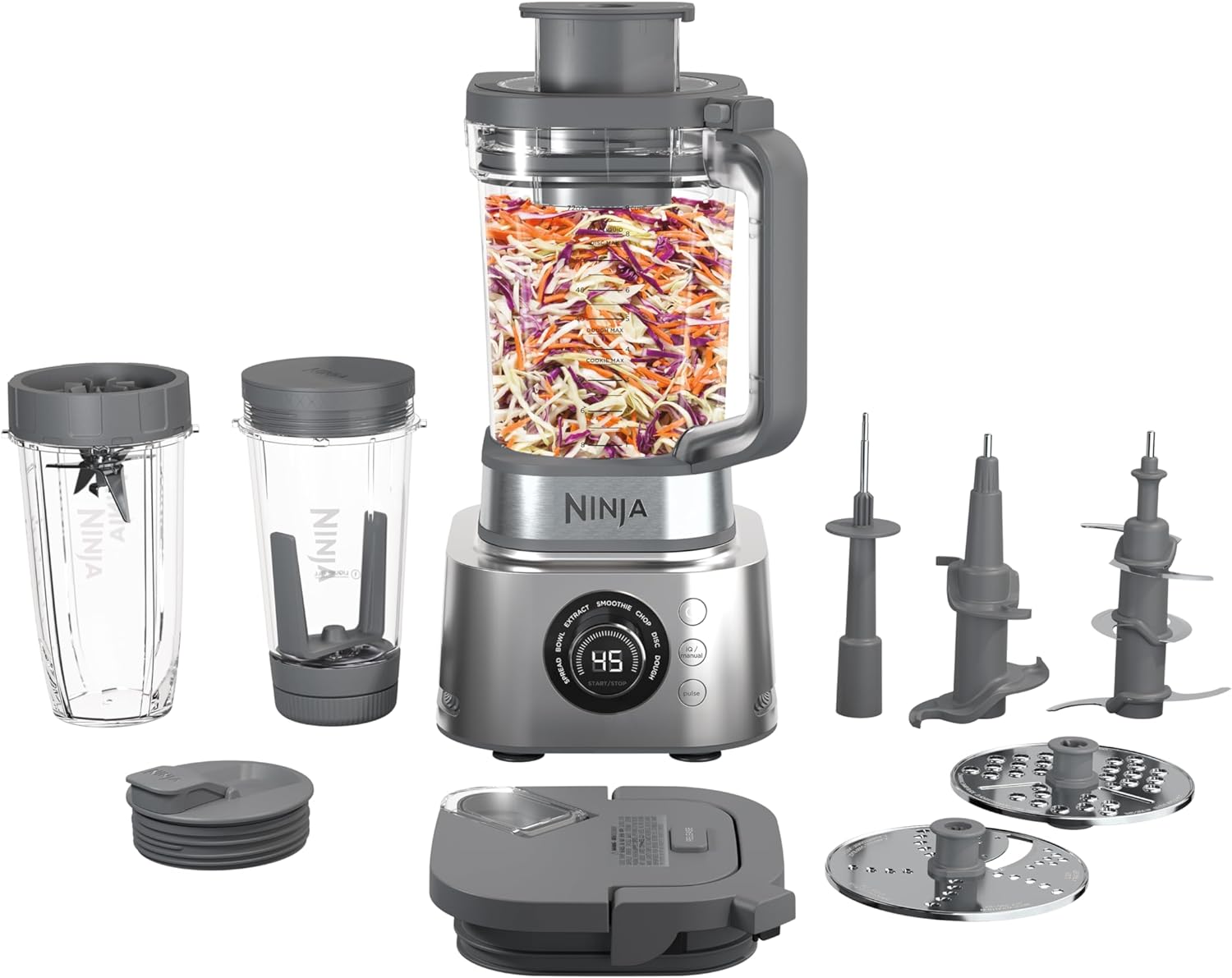 Unpacked my blender - read instructions and immediately started using - I had an older Ninja blender that I bought 10 yrs ago. It still work. How ever on the new blender I made some chicken soup and had to slice carrots and celery and a bit of potato - I am telling you it sliced them like a champ (so much better than my knife and a lot less time). I cleaned up the mixing jug and then made a softey drink and it made the drink so so so smooth with not a chuck left. It my old blender you could see 