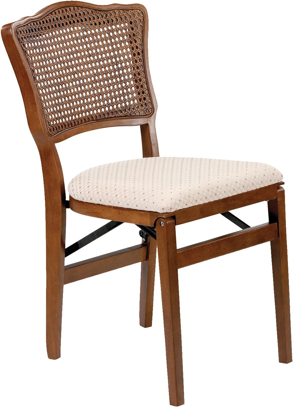 Stakmore French Cane Back Folding Chair Finish, Set of 2, Cherry