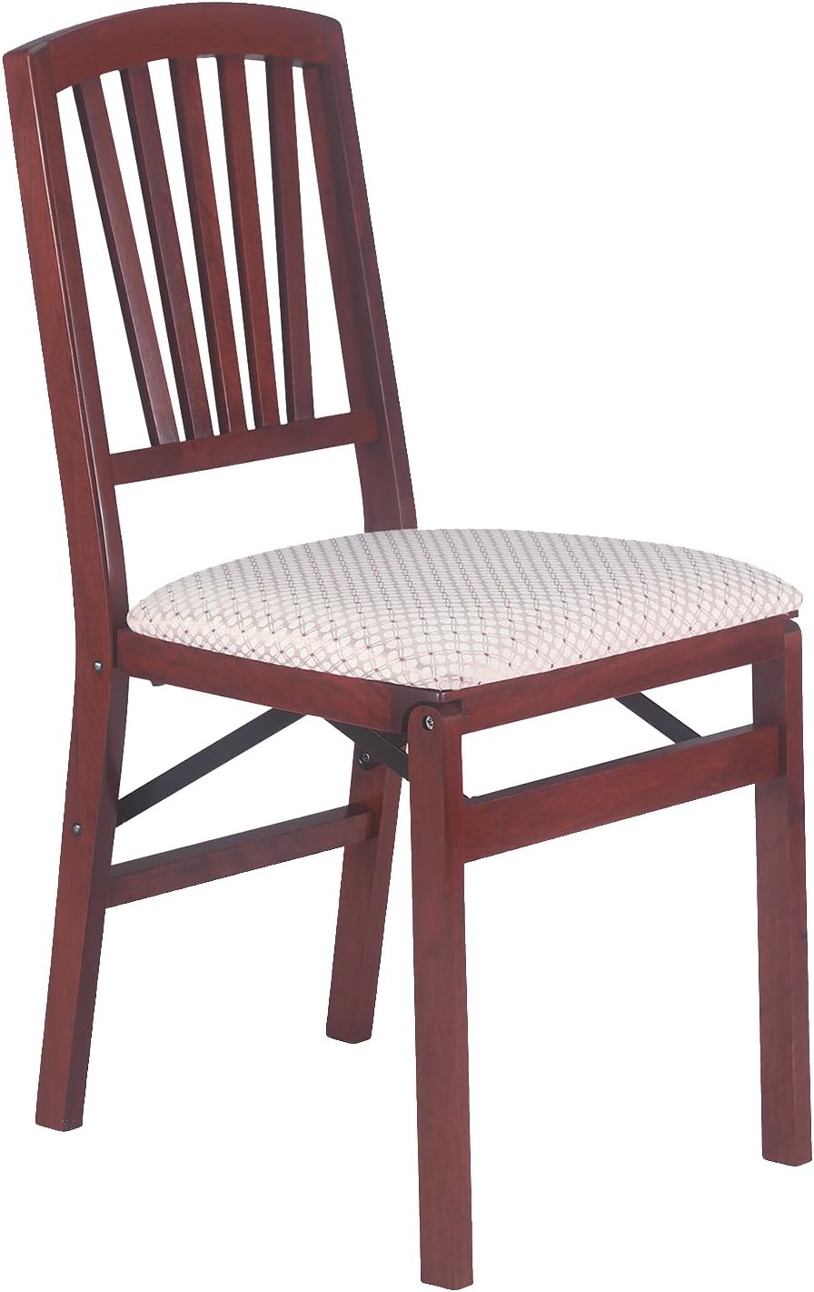 Stakmore Slat Back Folding Chair Finish, Set of 2, Cherry