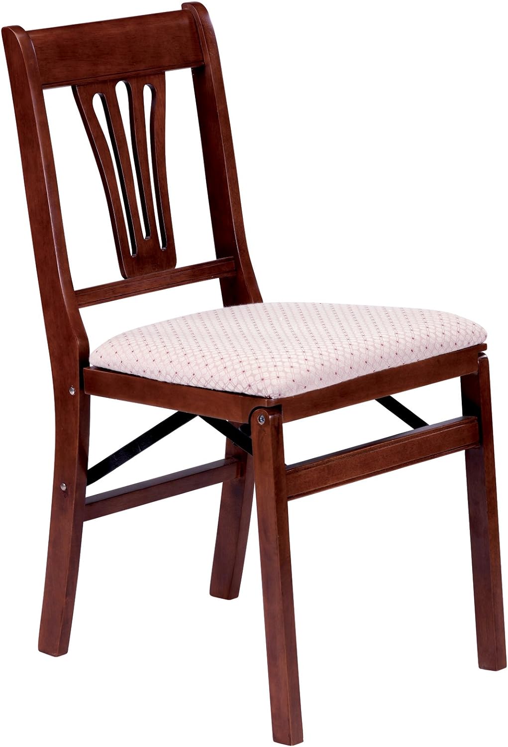 Stakmore Urn Back Folding Chair Finish, Set of 2, Cherry