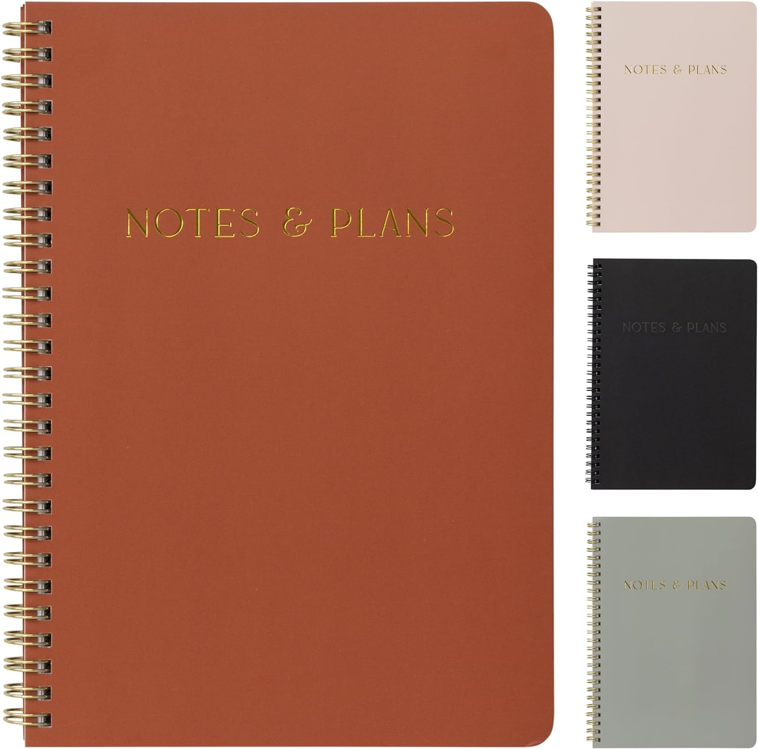 Simplified Daily Planner And Notebook With Hourly Schedule - Aesthetic Spiral To do List Notepad to Easily Organize Your Tasks And Appointments - Stylish Book And School Or Office Supplies For Women