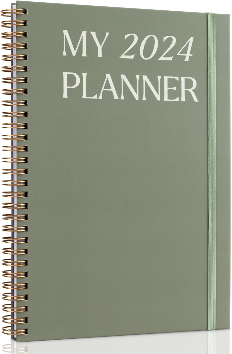 Simplified 2024 Daily Planner - Beautiful 7 x 10 Daily Planner for Women or Men with Weekly & Monthly Spreads for Easy Planning - Perfect Calender Book To Organize All Tasks and Boost Productivity