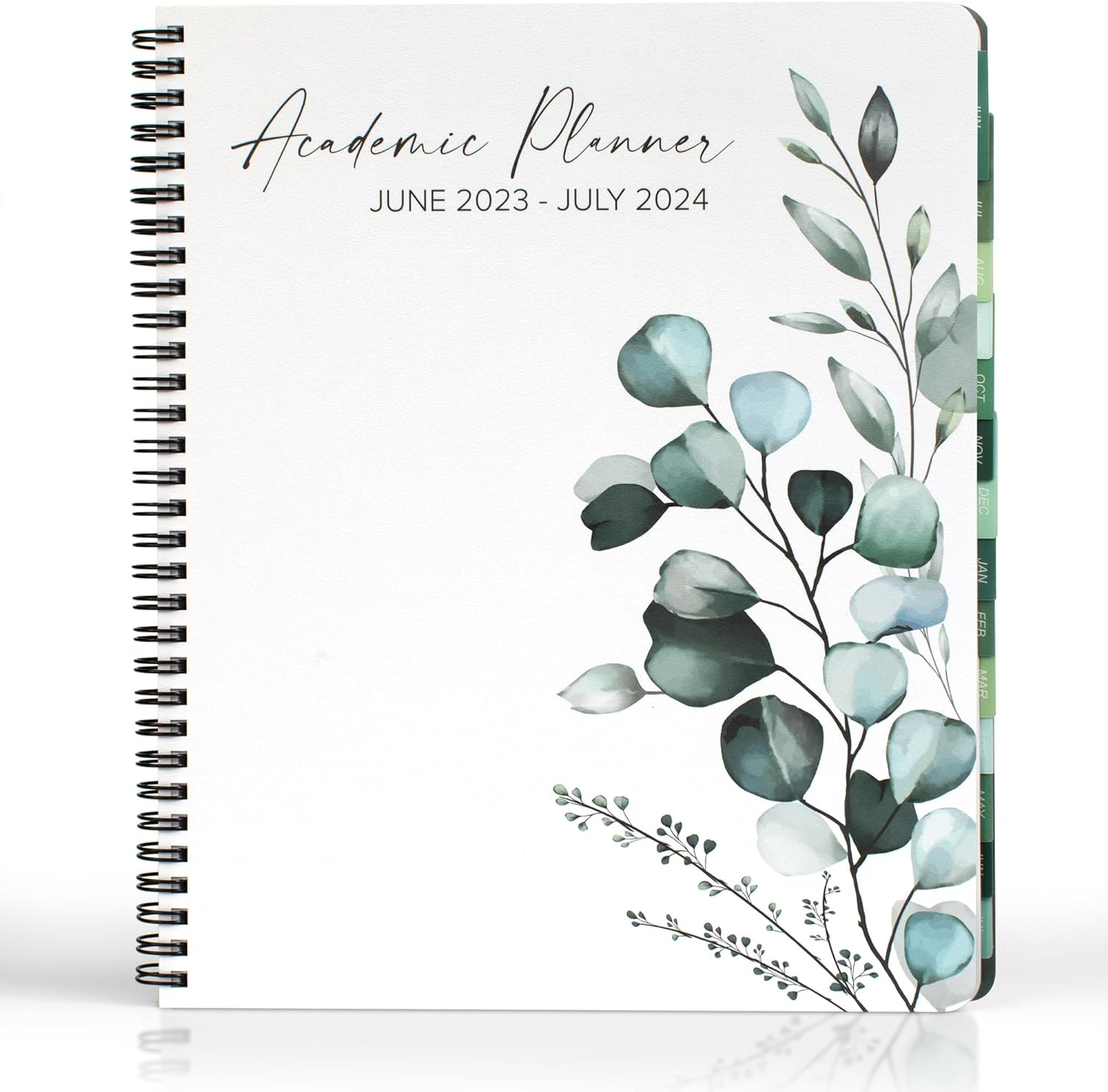 Simplified 2023-2024 Academic Planner - A Beautiful 8.5 x 10.5 Daily Planner to Easily Stay Organized - Perfect Calendar Book For Women or Men with Weekly & Monthly Spreads For The 23-24 School Year