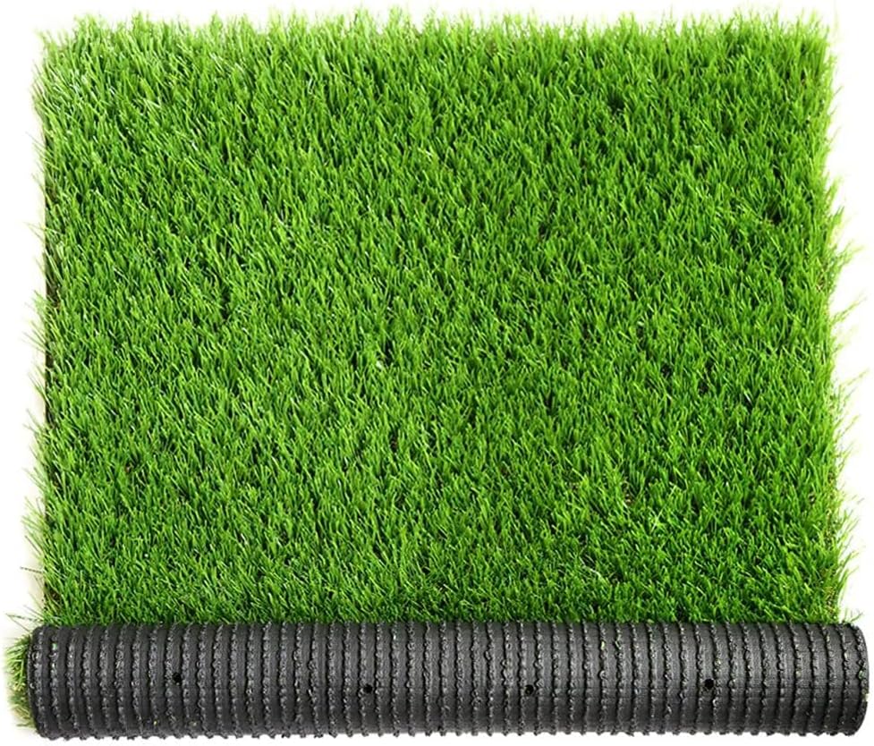 LITA Thick Artificial Grass Customized Size 4 x 13 Feet, 1.38 Realistic Indoor Outdoor Garden Lawn Landscape Synthetic Grass Mat Fake Grass Rug