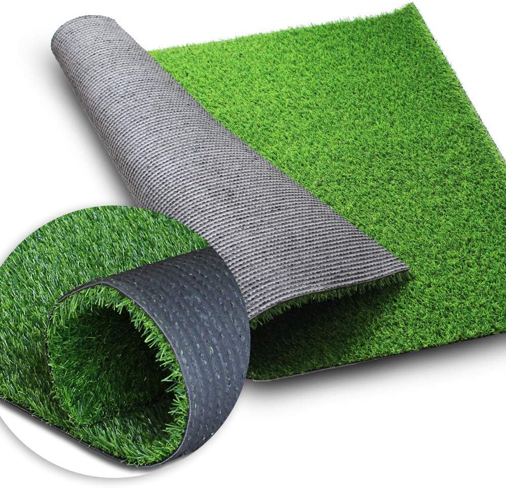 LITA Artificial Grass Turf Lawn Customized Size 9 x 21 Feet, 0.7 Indoor Outdoor Garden Lawn Landscape Synthetic Grass Mat Fake Grass Rug