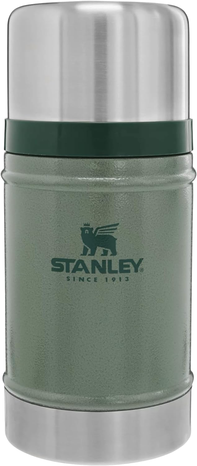 STANLEY Classic 24 oz. Hammertone Green Stainless Steel Vacuum Insulated Food Jar