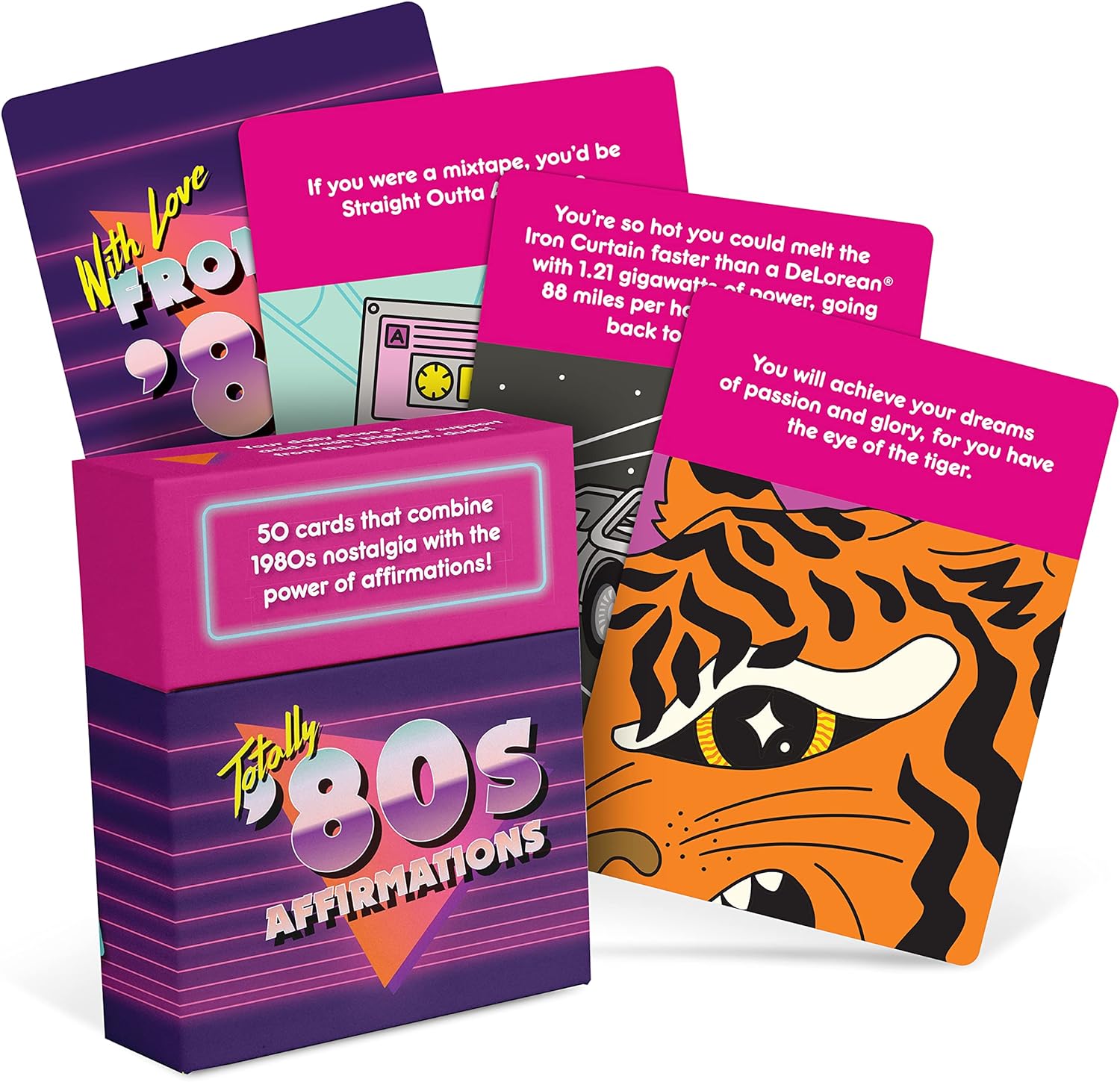 Knock Knock Totally 80s Affirmations Deck: 50 Cards That Combine 1980s Nostalgia With The Power of Affirmations! (Affirmations from the Decades)