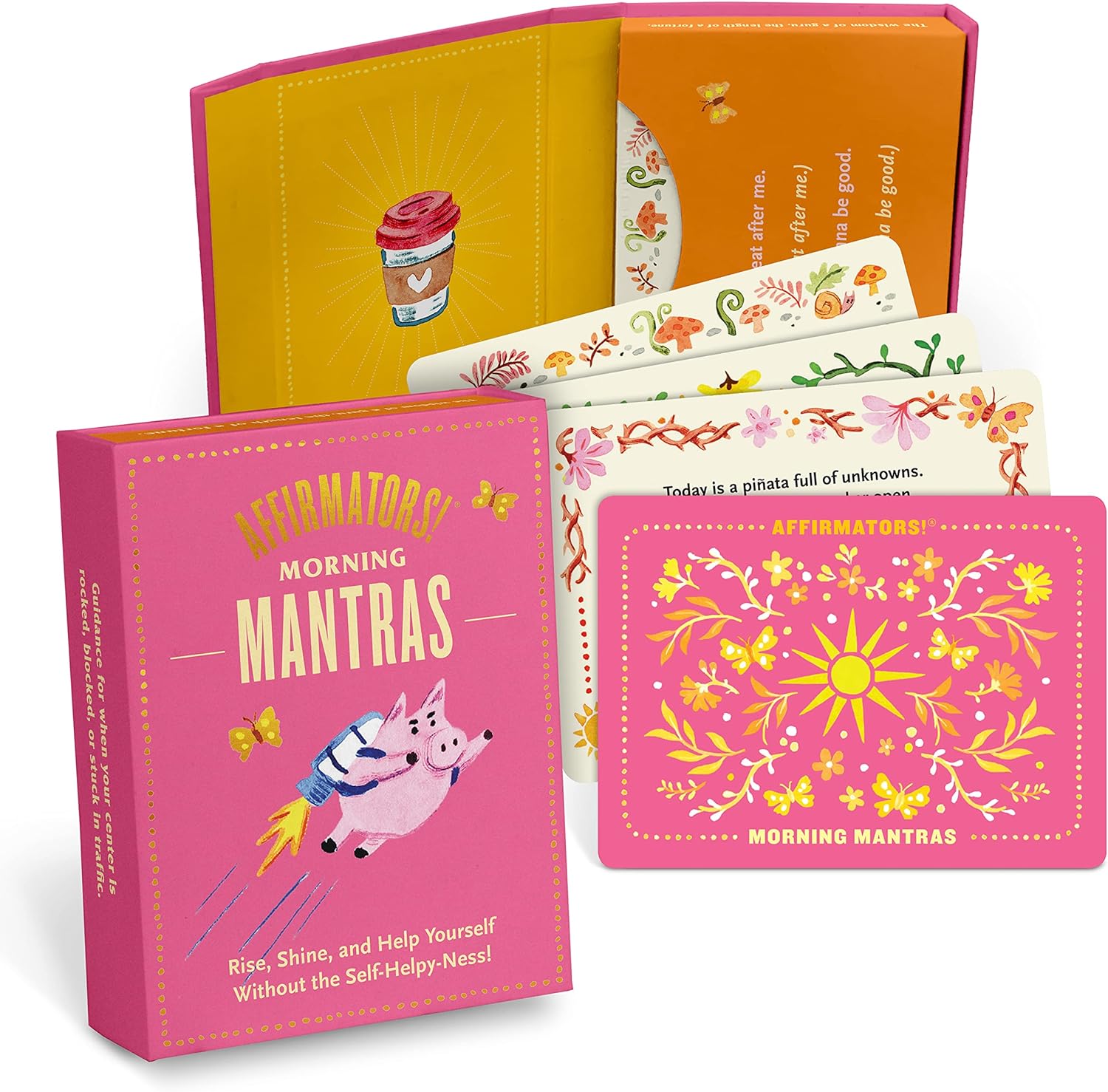 Affirmators! Mantras Morning - Day Affirmation Cards Deck, Daily Cards & Positive Affirmations (30 Cards Deck)