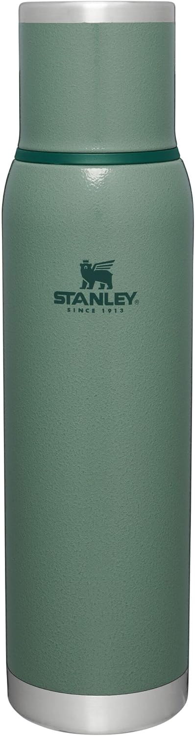 STANLEY Adventure To Go Insulated Travel Tumbler - 1.4QT - Leak-Resistant Stainless Steel Insulated Bottle with Insulated Cup Lid and Splash-Free Stopper