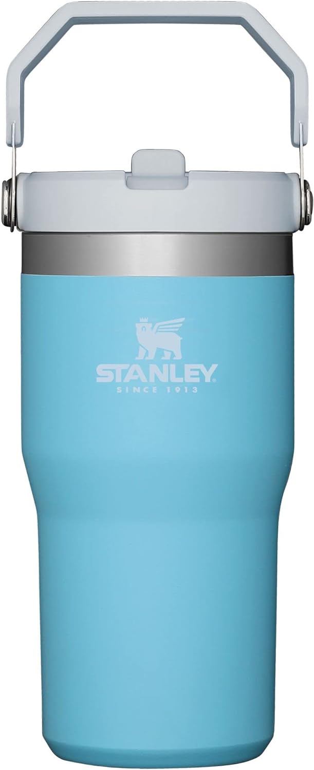 STANLEY IceFlow Stainless Steel Tumbler with Straw, Vacuum Insulated Water Bottle for Home, Office or Car, Reusable Cup with Straw Leakproof Flip