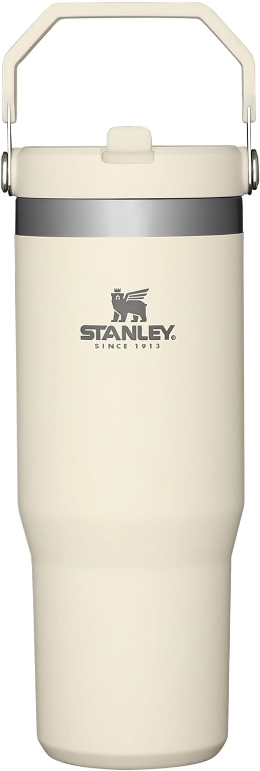 STANLEY IceFlow Stainless Steel Tumbler with Straw, Vacuum Insulated Water Bottle for Home, Office or Car, Reusable Cup with Straw Leakproof Flip