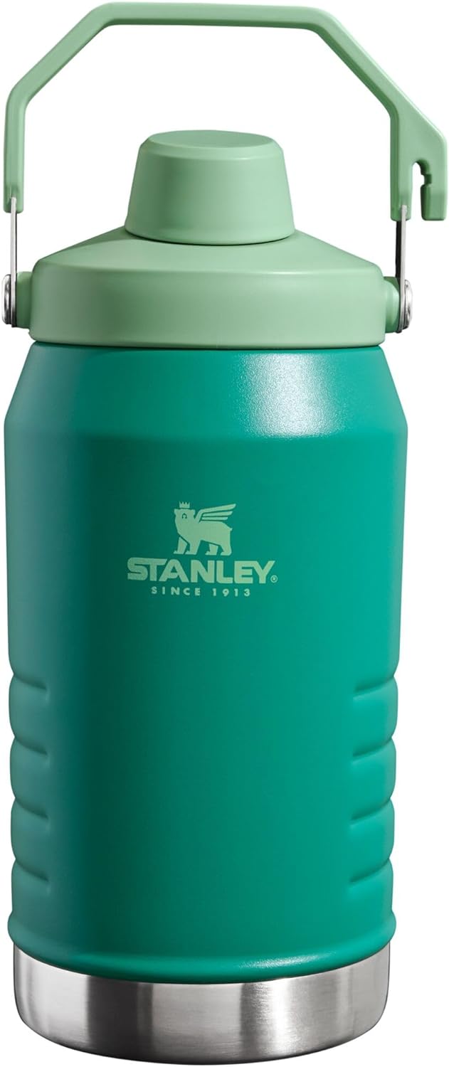 Stanley Iceflow Fast Flow Jug | Recycled Stainless Steel Water Tumbler | Keeps Drink Cold and Iced for Hours | Easy Carry Handle