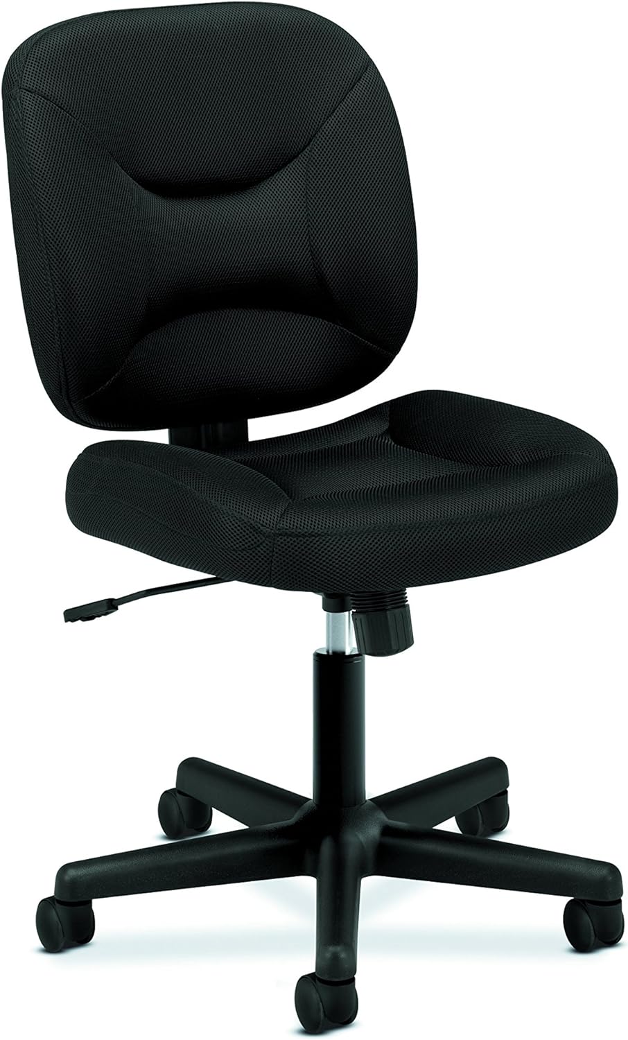 HON ValuTask Low Back Task Chair - Mesh Computer Chair for Office Desk, Black (HVL210)