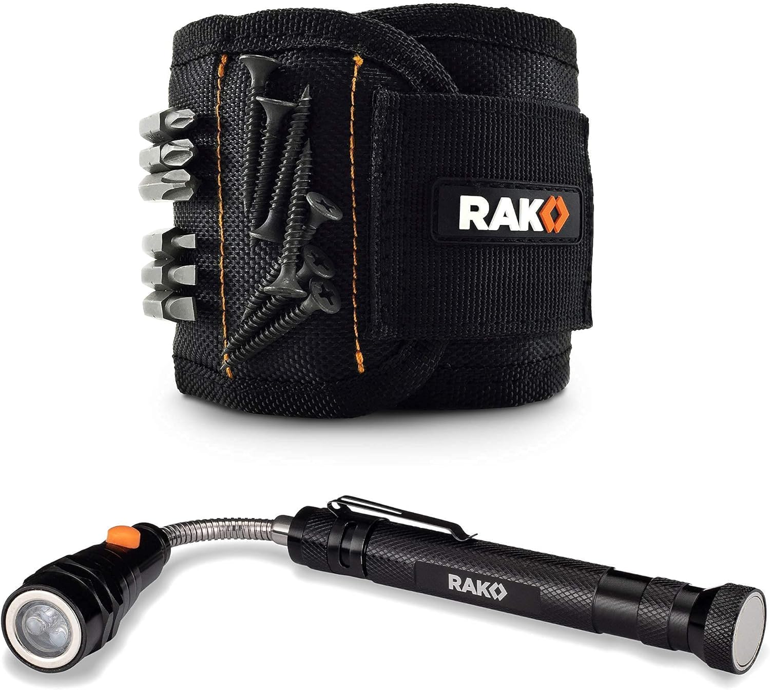 RAK Magnetic Pickup Tool Bundle with Magnetic Wristband