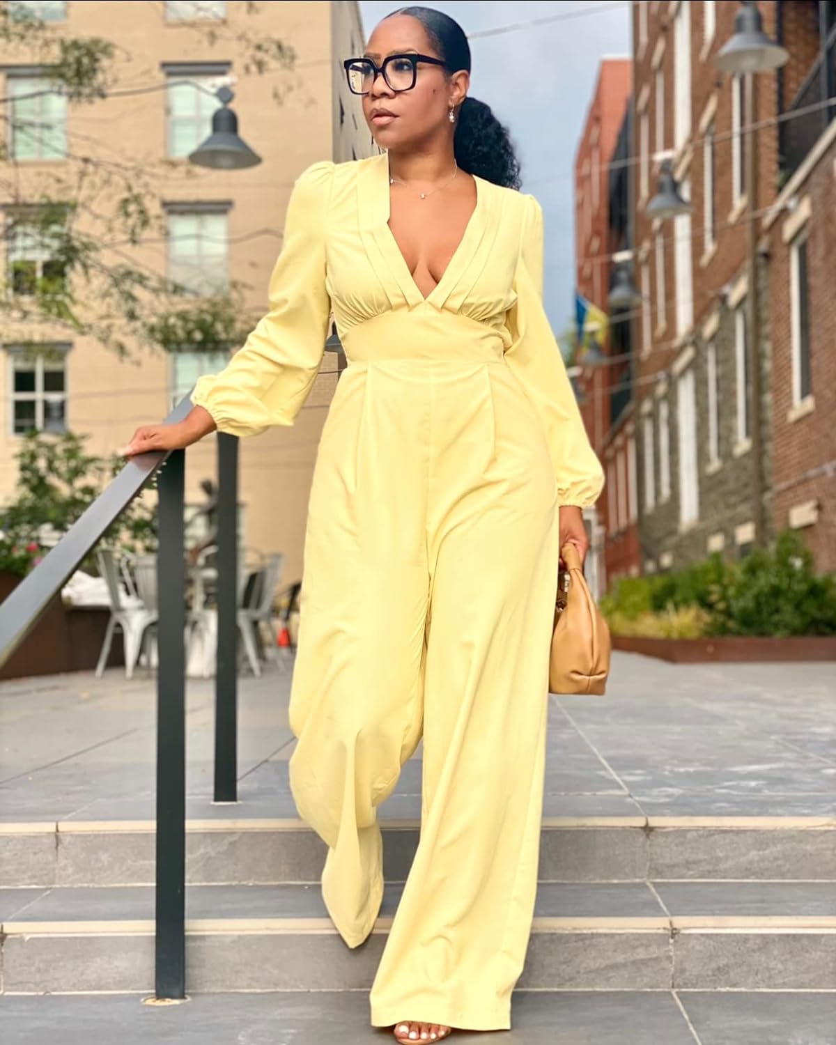 The Drop Women' Butter Wide Leg Jumpsuit by @bosslady_life_style