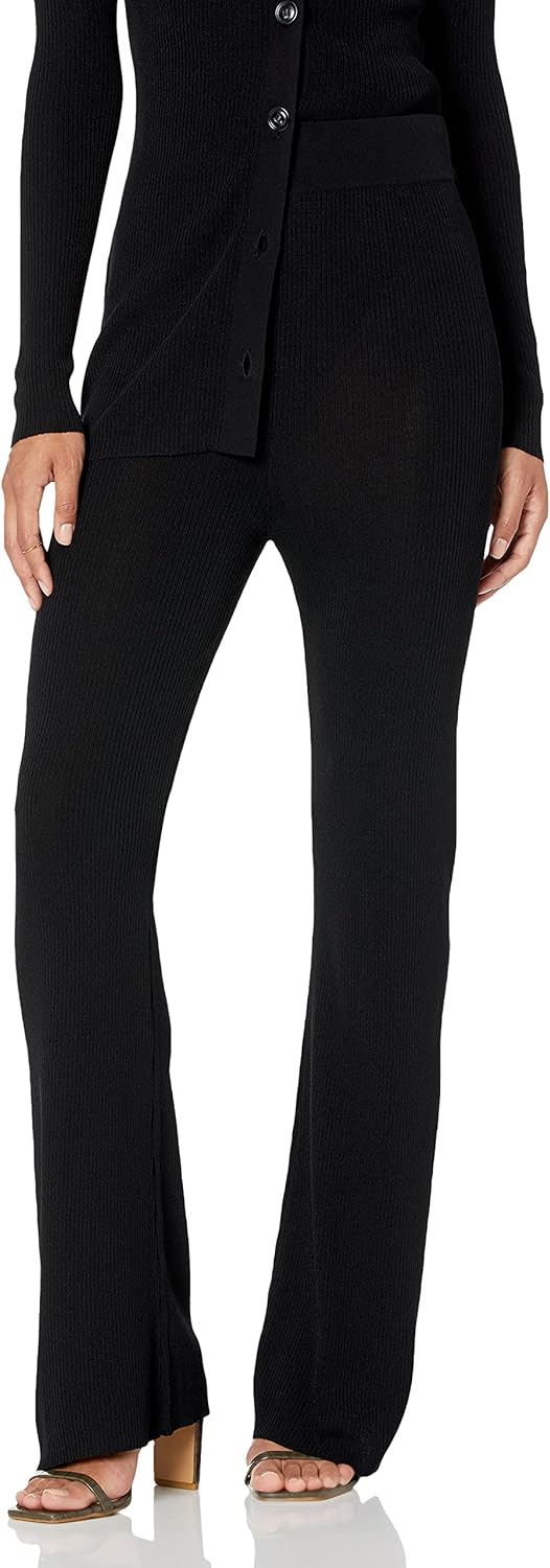 The Drop Women' Ellison Rib Flare Leg Sweater Pant