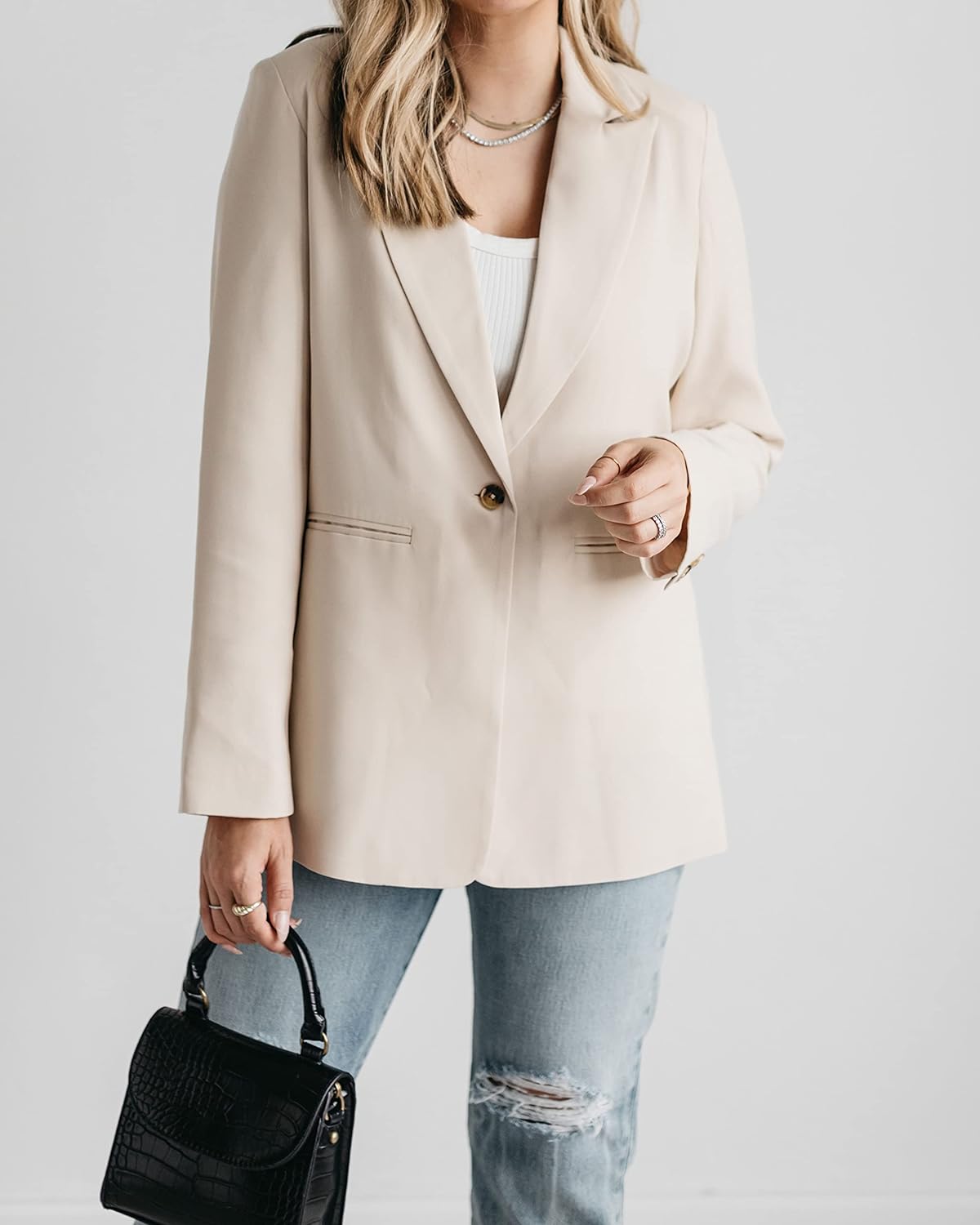 The Drop Women' Sandstorm Single Breasted Blazer by @ashleyrobertson