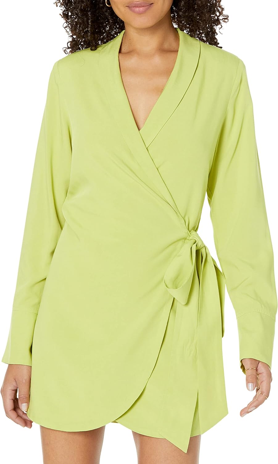 The Drop Women' Lime Wrap Dress by @paige_desorbo