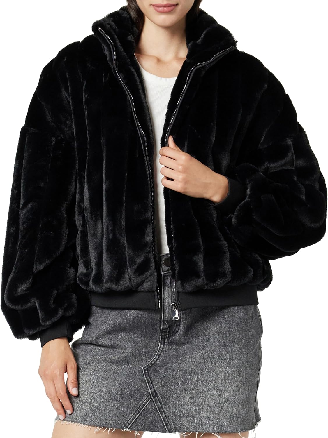 The Drop Women' Marcia Faux Fur Bomber