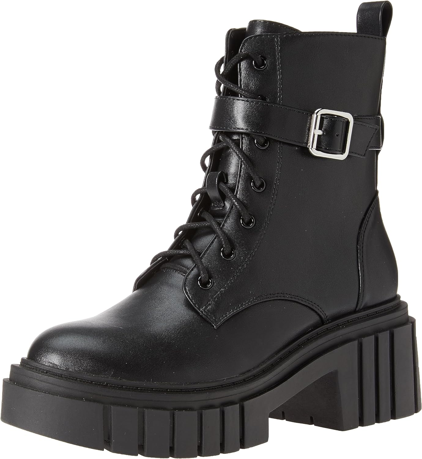 The Drop Women' Koi Lace-Up Platform Combat Boots