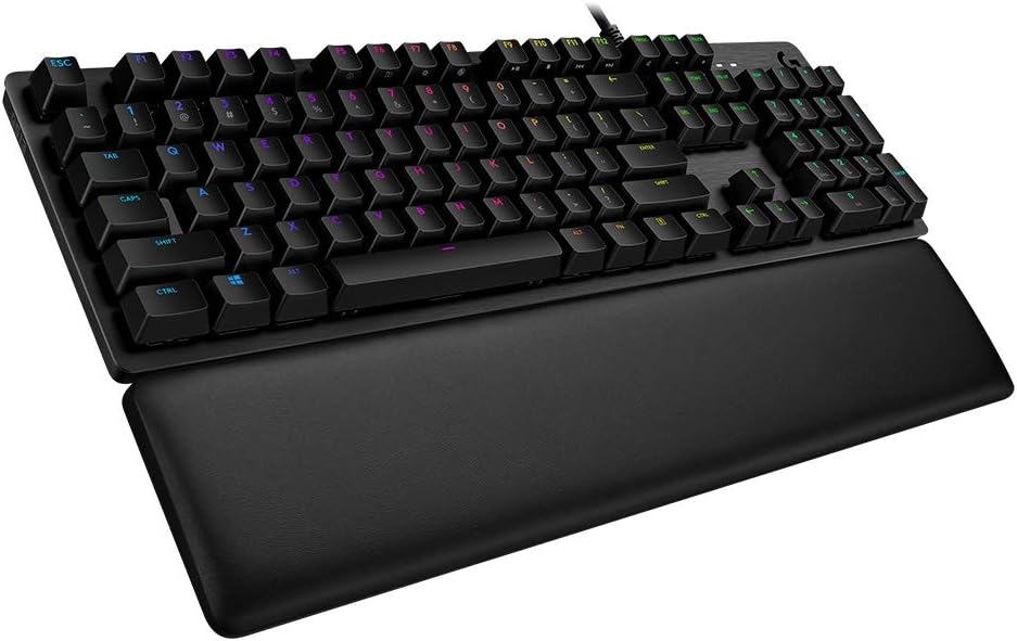 Logitech G513 Carbon LIGHTSYNC RGB Mechanical Gaming Keyboard with GX Brown Switches - Tactile