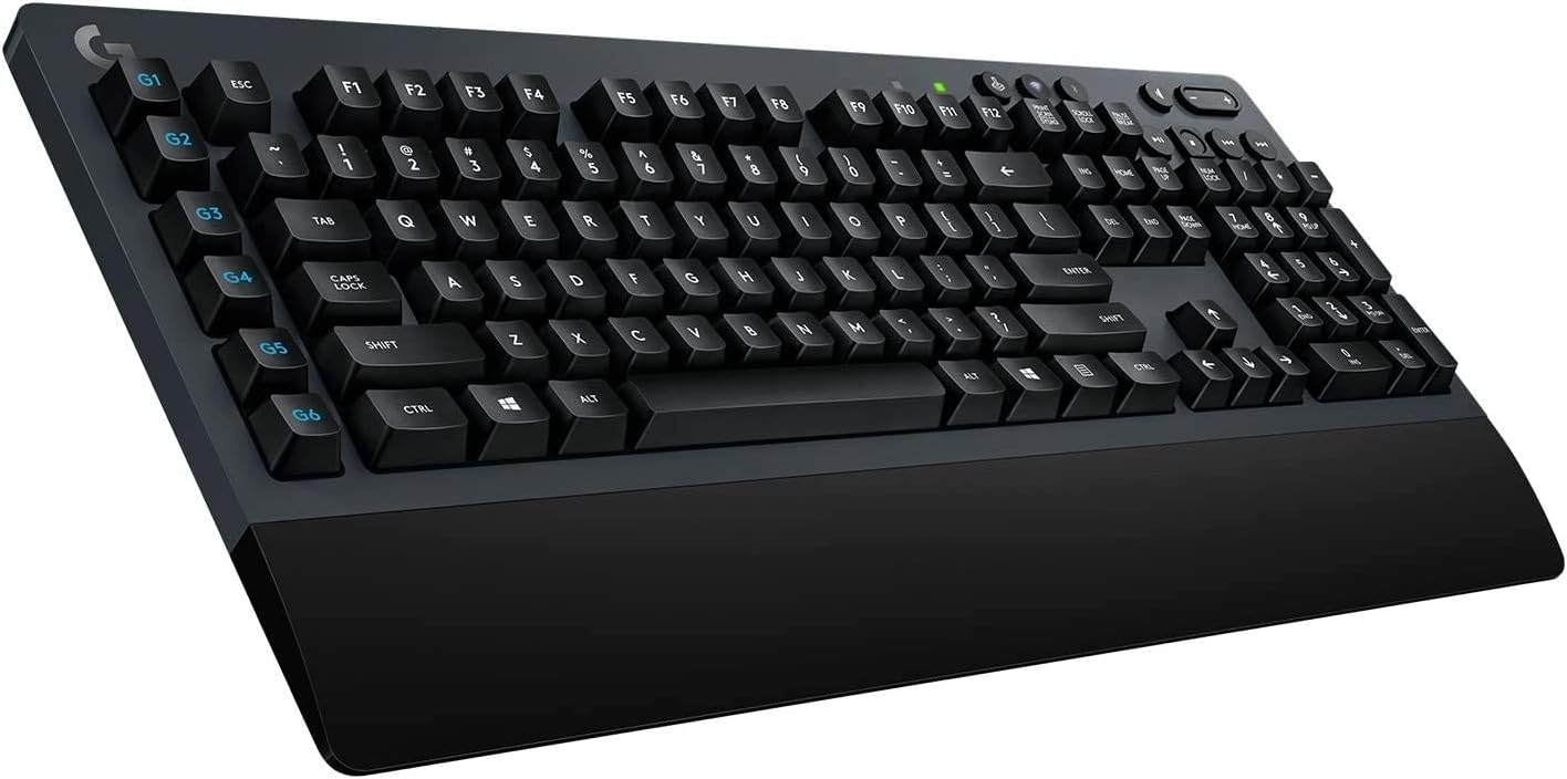 Logitech G613 LIGHTSPEED Wireless Mechanical Gaming Keyboard, Multihost 2.4 GHz   Bluetooth Connectivity (Renewed)