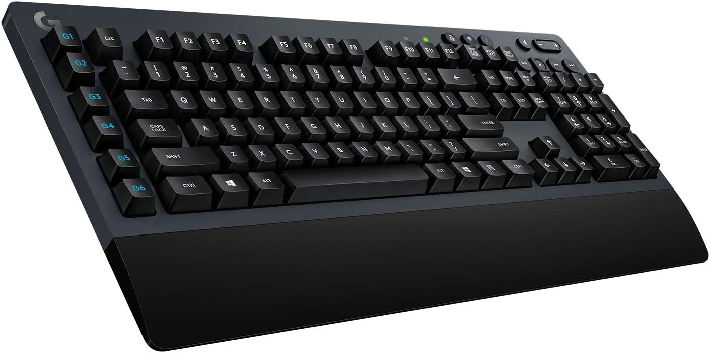 Logitech G613 LIGHTSPEED Wireless Mechanical Gaming Keyboard, Multihost 2.4 GHz   Blutooth Connectivity - Black