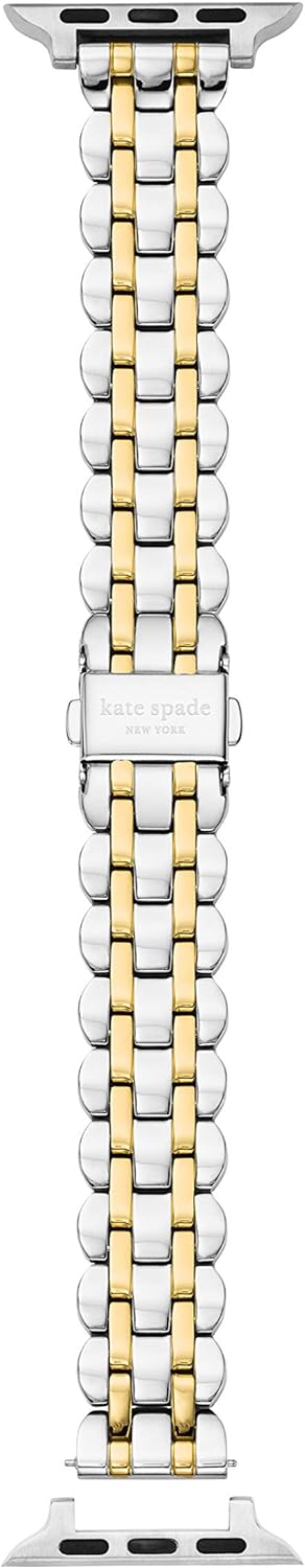 Kate Spade New York Interchangeable Stainless Steel Band Compatible with Your 38/40/41mm Apple Watch- Straps for Apple Watch Series 8/7/6/5/4/3/2/1/SE