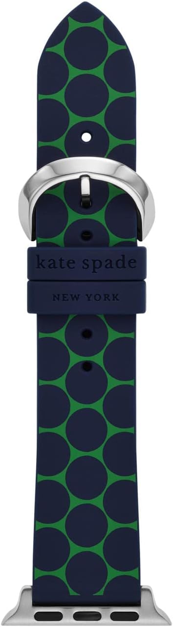 Kate Spade New York Interchangeable Silicone Band Compatible with Your 38/40/41mm Apple Watch- Straps for Apple Watch Series 8/7/6/5/4/3/2/1/SE