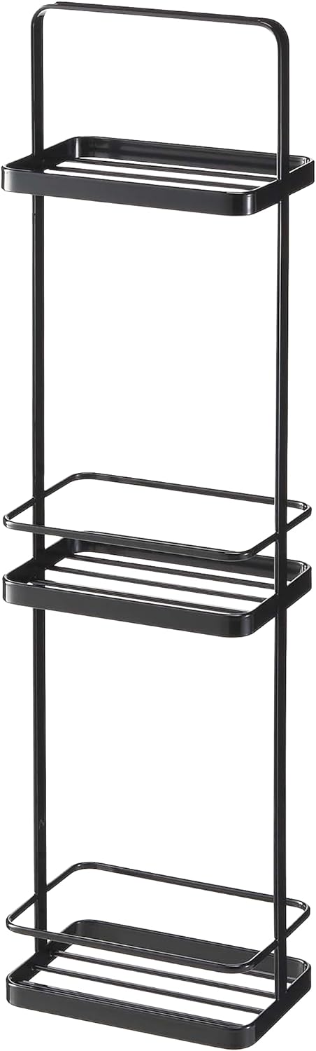 Yamazaki Home Tower Bath Rack - Bathroom Shower Storage Holder, Caddy Shelf Organizer - Large, 26 - Steel -