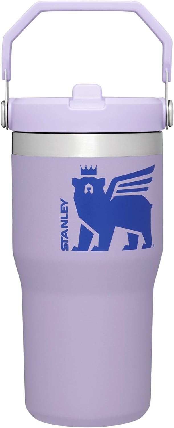 Stanley Wild Imagination Classic IceFlow Flip Straw Tumbler 20oz Lavender Cub