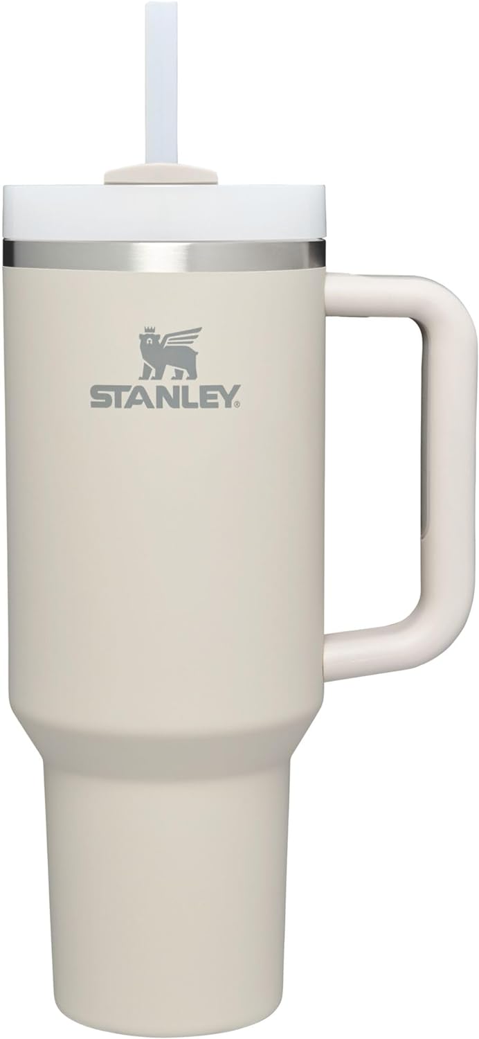 Stanley Quencher H2.0 Soft Matte Collection, Stainless Steel Vacuum Insulated Tumbler with Lid and Straw for Iced and Cold Beverages