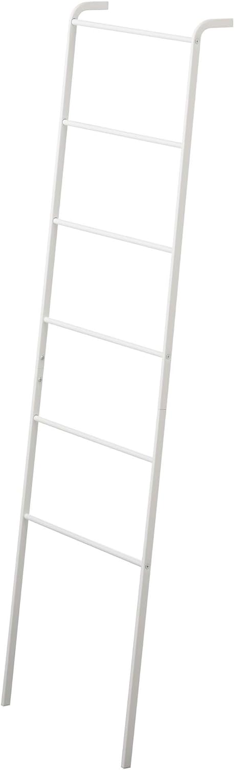 Yamazaki Home Plate Leaning Ladder Hanger closet storage and organization systems, One Size, White