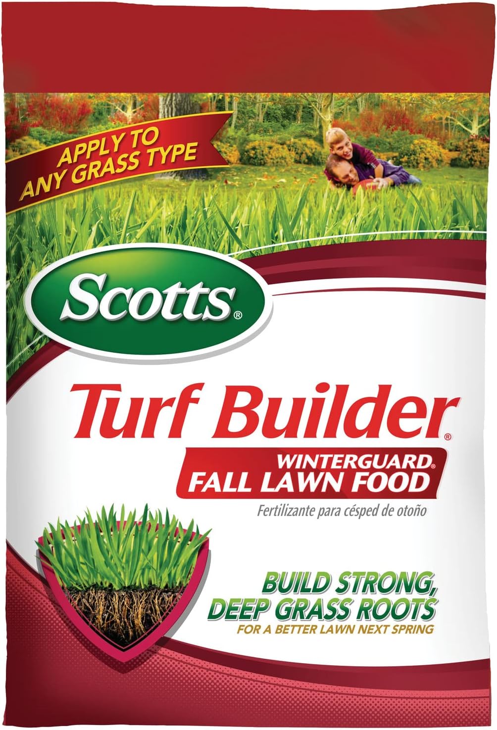 Scotts Turf Builder WinterGuard Fall Lawn Fertilizer for All Grass Types, 4,000 sq. ft, 10 lbs.