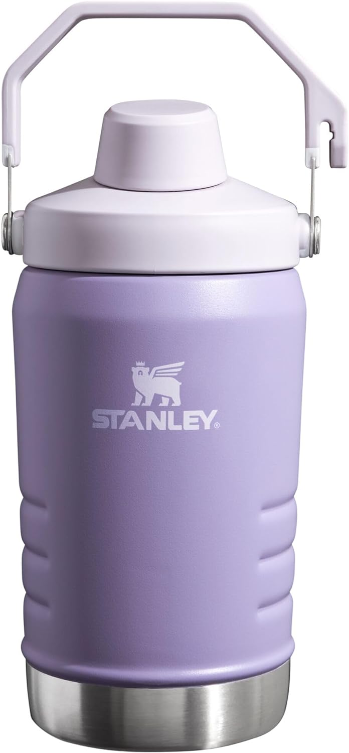 Stanley Iceflow Fast Flow Jug | Recycled Stainless Steel Water Tumbler | Keeps Drink Cold and Iced for Hours | Easy Carry Handle