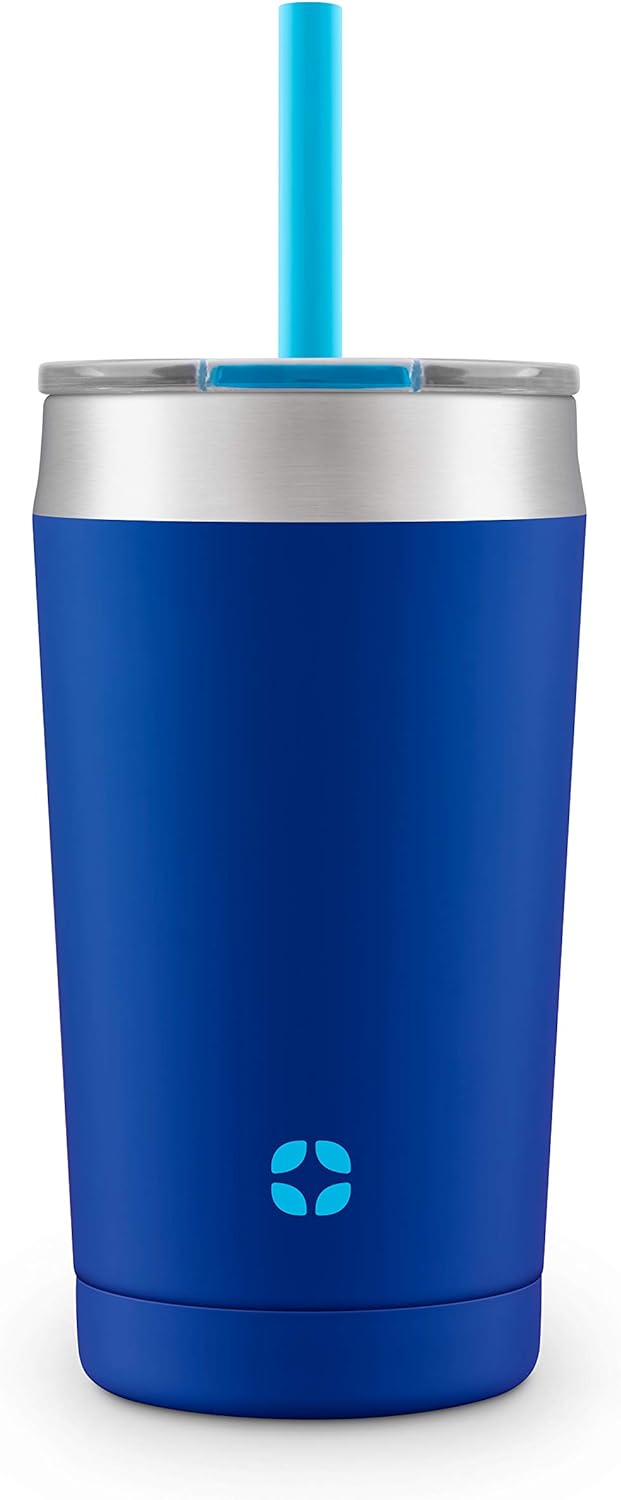 Ello Rise Vacuum Insulated Stainless Steel Tumbler with Optional Straw