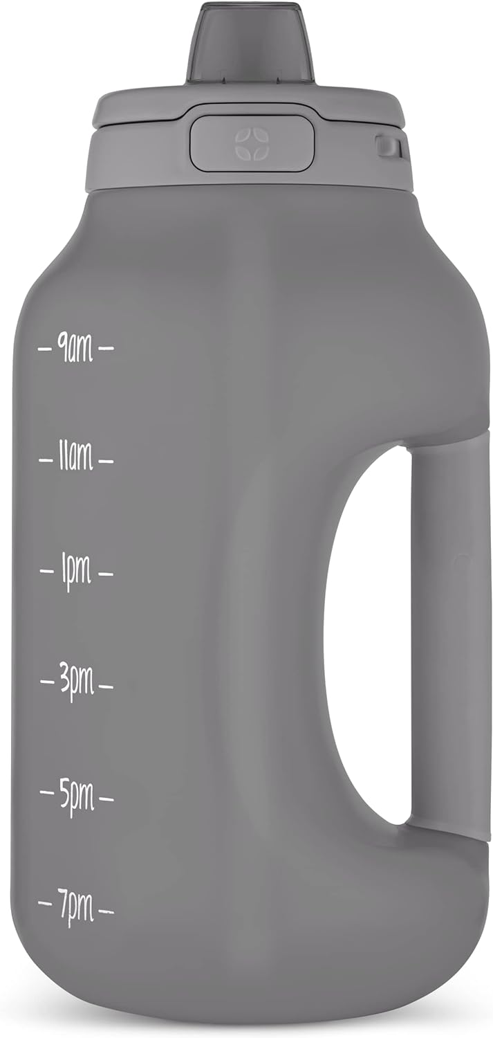 Ello Hydra 64oz Half Gallon Water Jug with Handle with Straw and Leak-Proof Locking, BPA Free