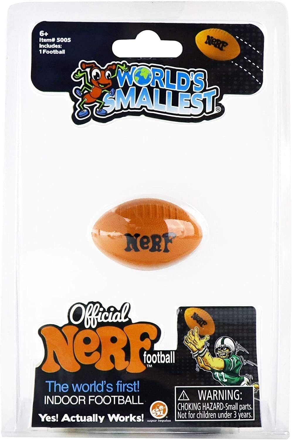Worlds Smallest Nerf Football