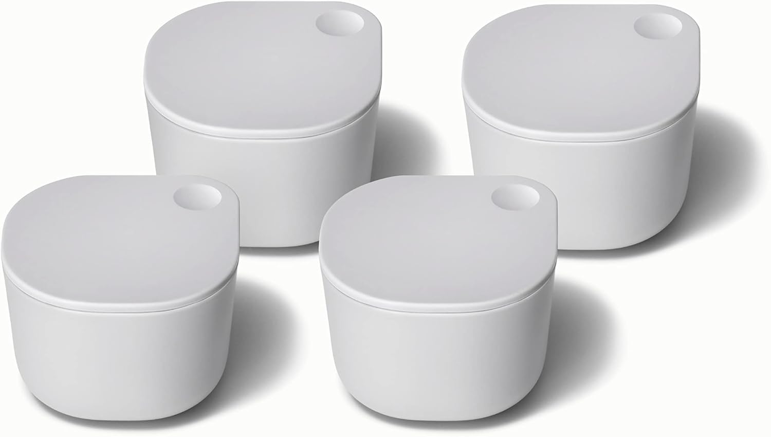 Caraway 4pc Dot Inserts - Dash Ramekins w/Lid - Easy to Store, Non Toxic - Perfect for Sauces, Garnish, & Small Snack or Sides