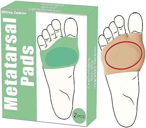 Metatarsal Pads,Ball of Foot Cushions,Metatarsal Pads for Women and Men,Gel Sleeves Cushions Pad,Foot Pads for Mortons Neuroma Pain Relief,Help Metatarsalgia,Calluses Blisters,Diabetic Feet(2Pack)