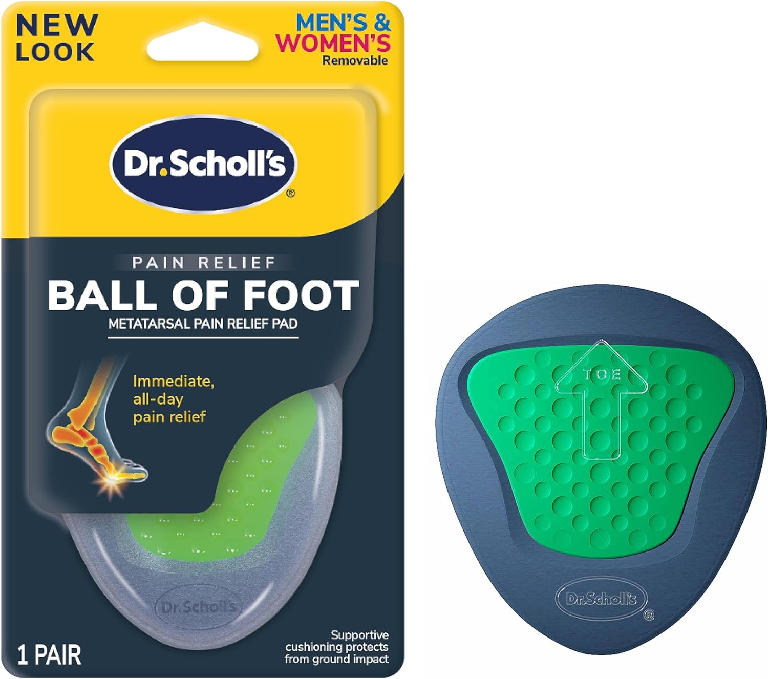 Dr. Scholls Pain Relief Orthotics for Ball of Foot Pain, 1 Pair - One size fits all