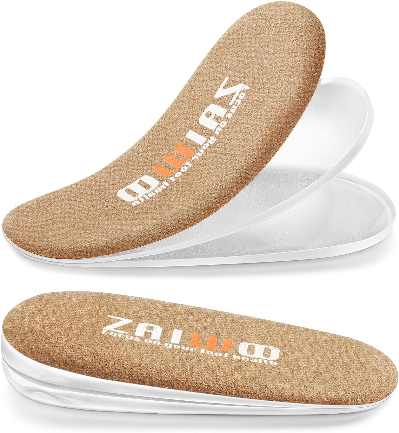 ZAIWOO Heel Lift, Heel Lifts for Women/Men, Shoe Lifts, Leg Length Discrepancy, Adjust Height Increase Insoles for Heel Lift, Heel Pain Relief