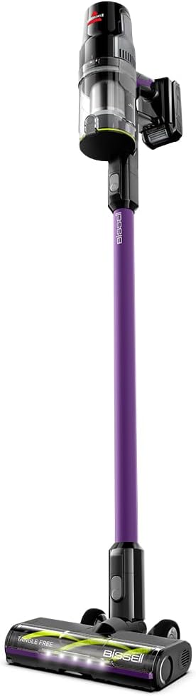 BISSELL CleanView XR Pet 300w Lightweight Cordless Vacuum w/ Removable Battery, 40-min runtime, Deep-Cleaning Furbrush & Tangle-Free Brush Roll, LED lights, XL Tank, Dusting & Crevice Tool, Wall Mount