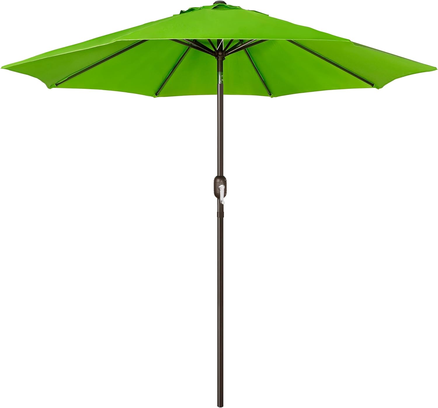 Blissun 9' Outdoor Patio Umbrella, Outdoor Table Umbrella, Yard Umbrella, Market Umbrella with 8 Sturdy Ribs, Push Button Tilt and Crank