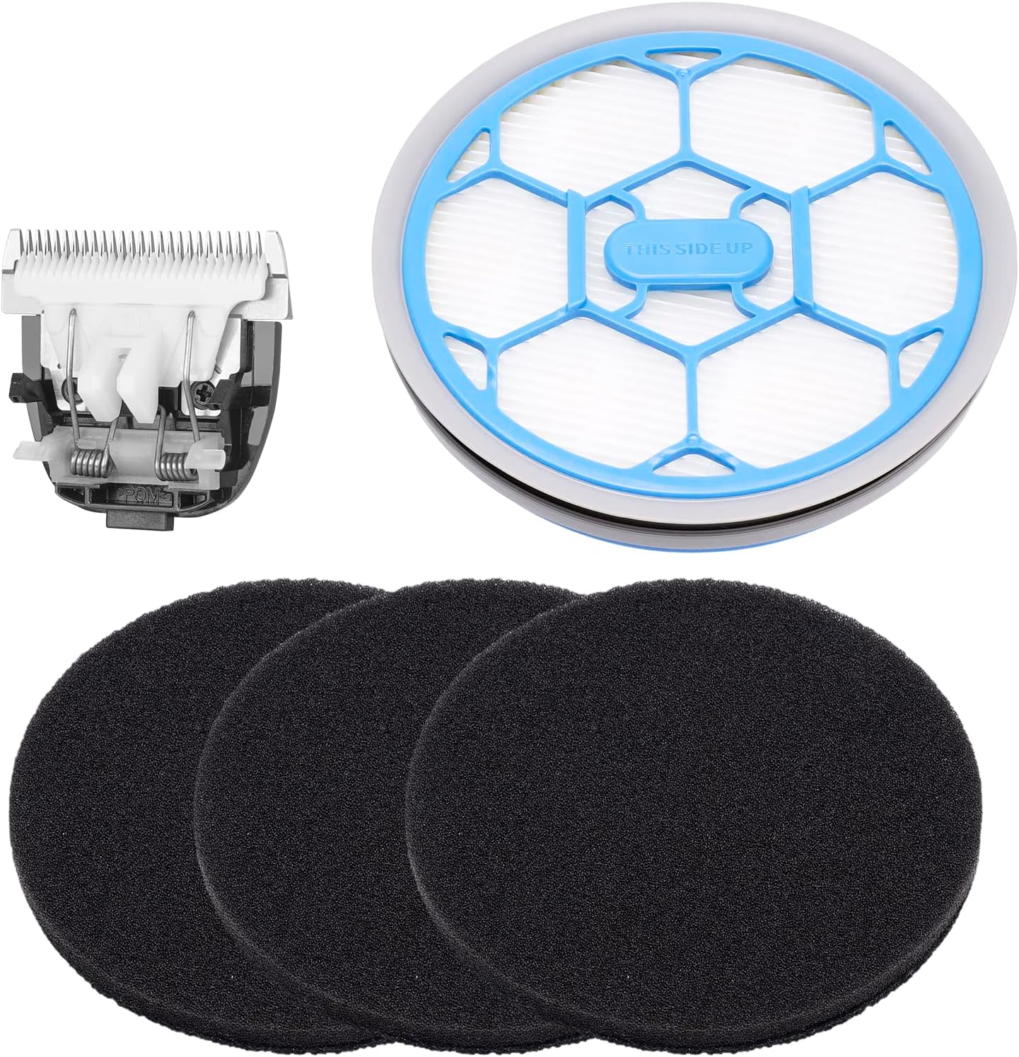 P2 Pro Accessories, Sponge Filter, Clipper Blade, HEPA